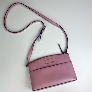 Kate Spade Mauve Dusty Rose Pink Crossbody Grove Street Millie Leather Purse